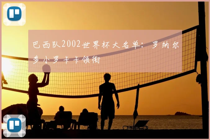 巴西队2002世界杯大名单:罗纳尔多小罗卡卡领衔
