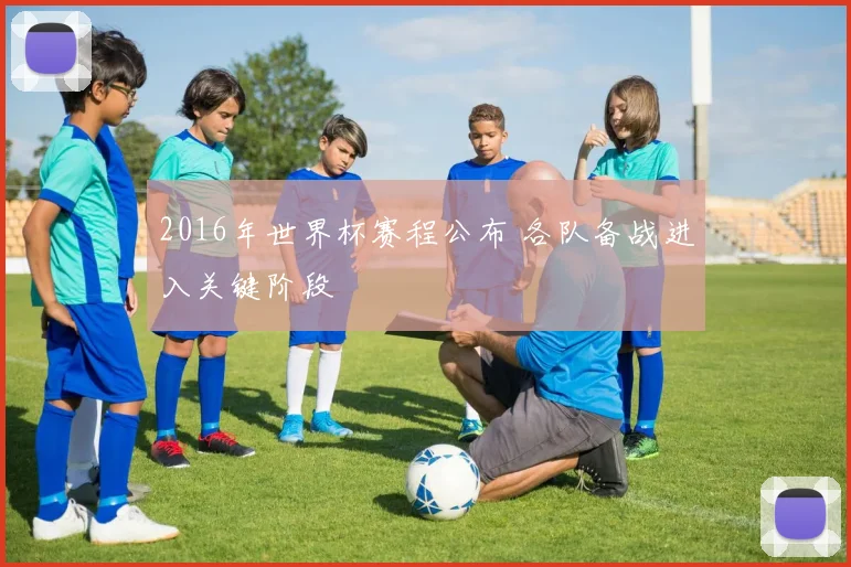 2016年世界杯赛程公布 各队备战进入关键阶段