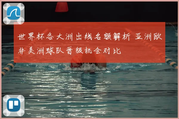 世界杯各大洲出线名额解析 亚洲欧非美洲球队晋级机会对比